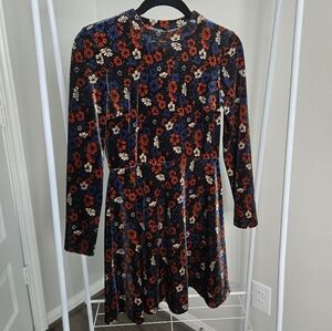 Topshop Red and Blue Floral Top